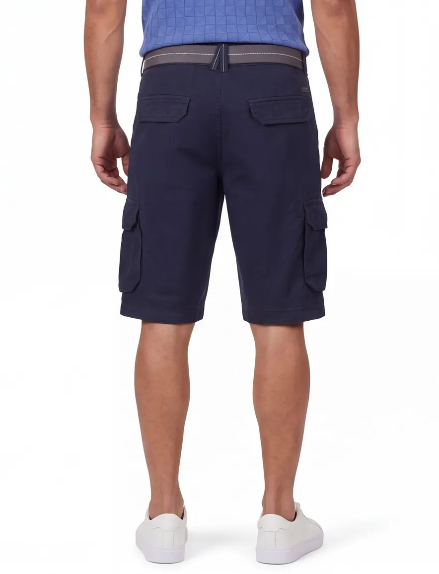 Casa Moda Ben cargo shorts donkerblauw