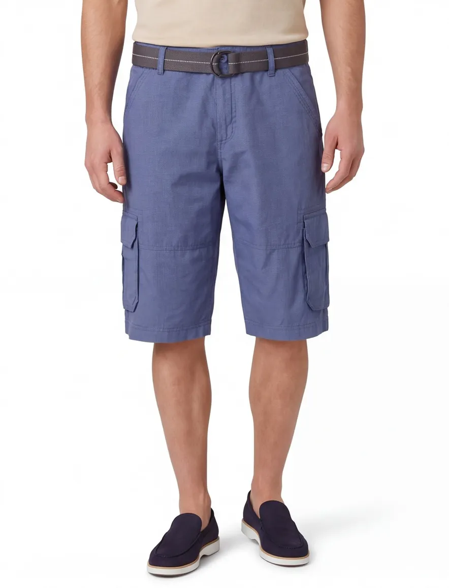 Casa Moda cargo shorts blauw Ben