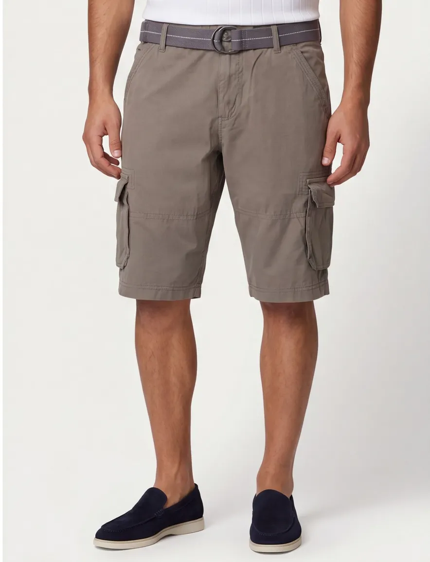 Cargo shorts Casa Moda khaki wijde fit
