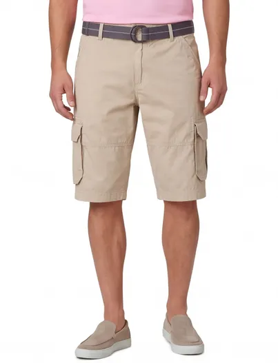 Casa Moda Shorts Casa Moda Ben cargo creme katoen