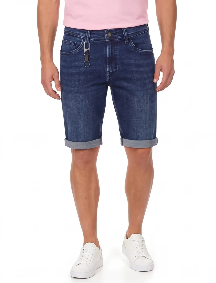 Casa Moda Steve shorts blauw denim