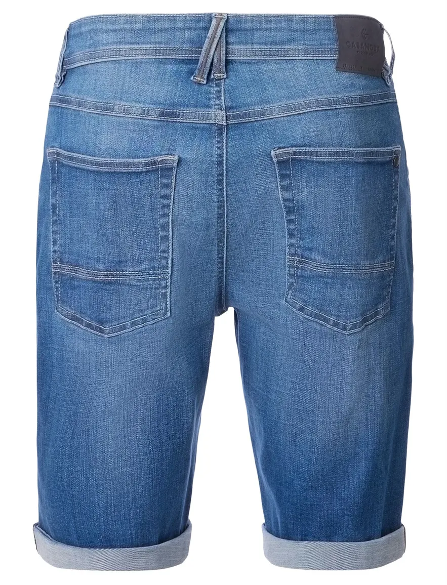 Casa Moda Steve shorts lichtblauw denim