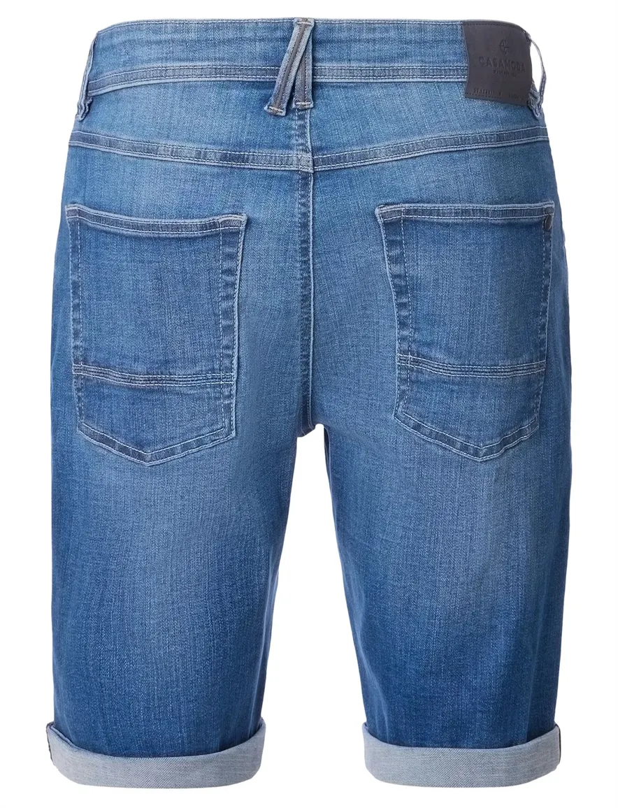 Casa Moda Steve shorts lichtblauw denim