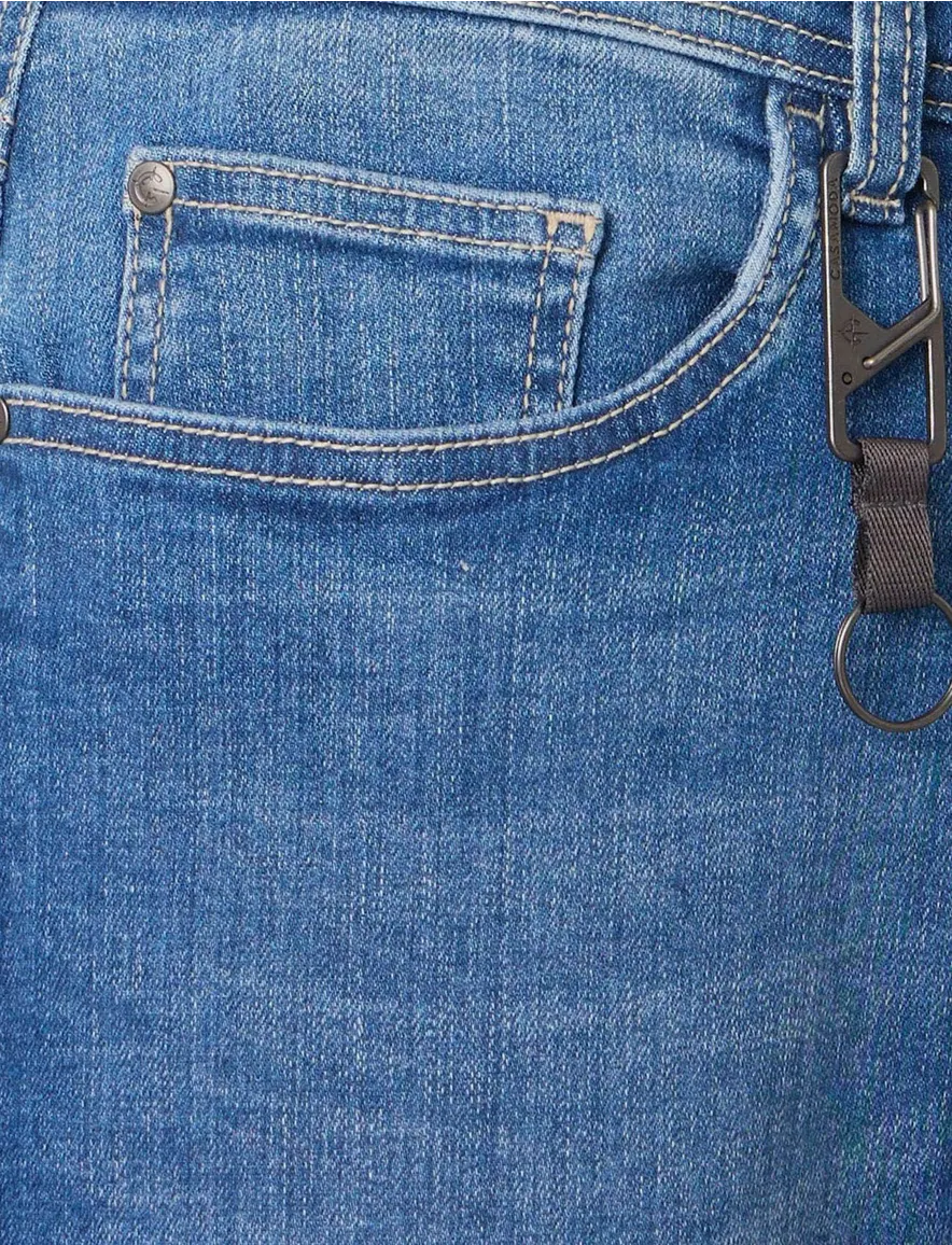 Casa Moda Steve shorts lichtblauw denim