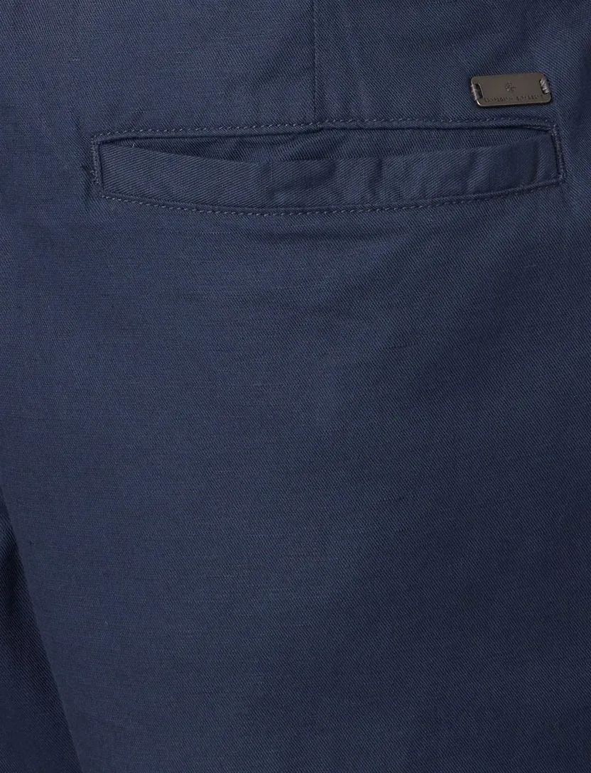 Shorts Casa Moda Steve donkerblauw chino