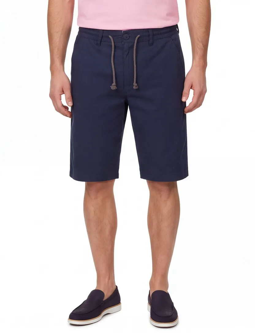 Shorts Casa Moda Steve donkerblauw chino