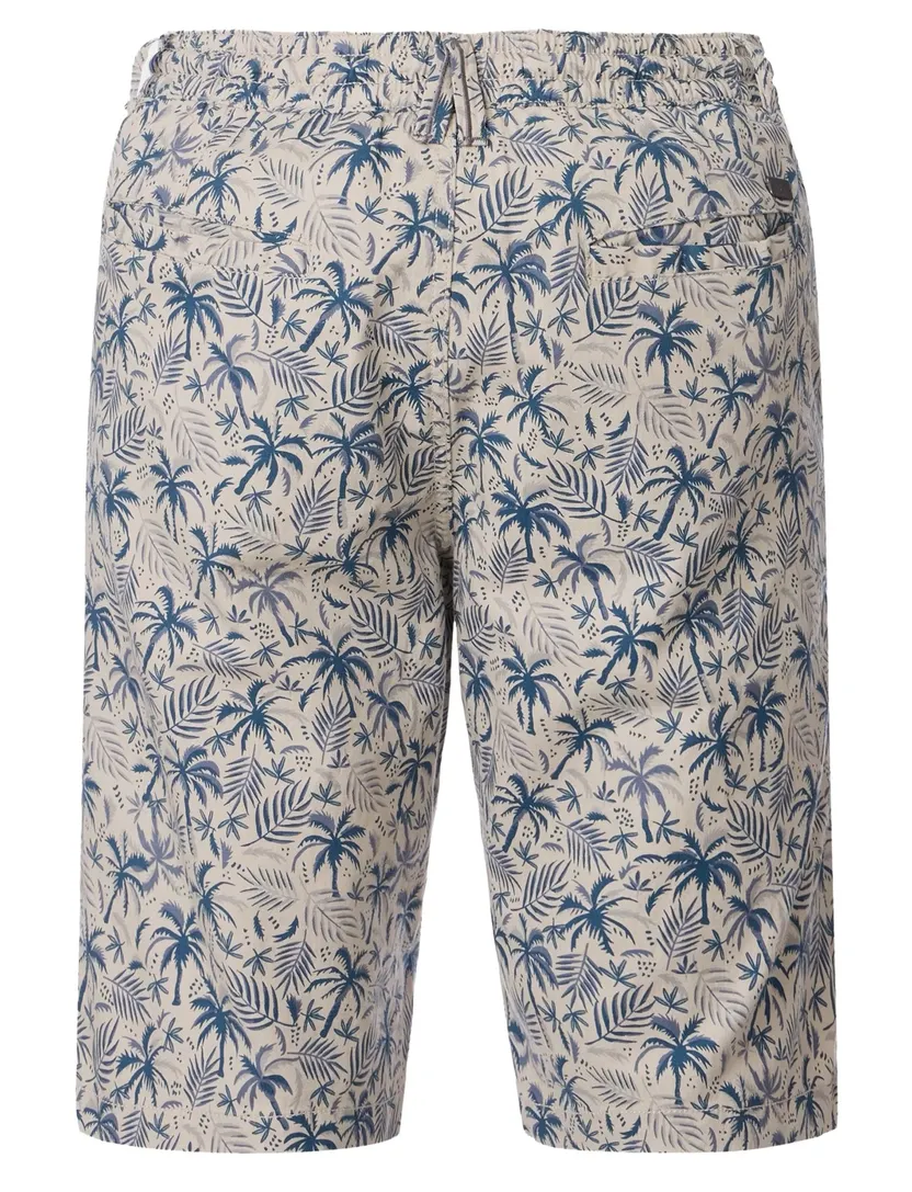 Shorts Casa Moda Steve palm print creme