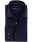 Overhemd Venti wijde fit donkerblauw wide spread
