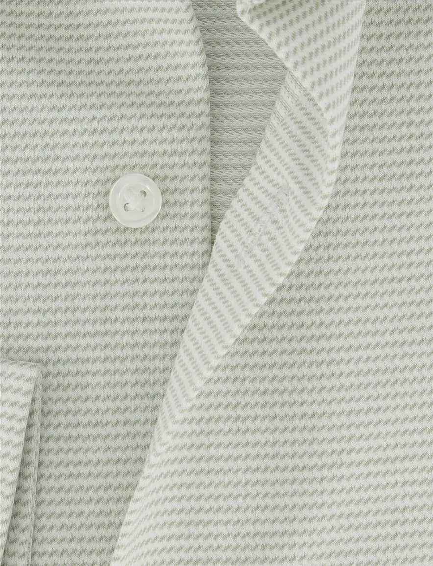 Comfort fit Venti overhemd lange mouw groen