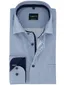 Venti Comfort fit blauw geprint zakelijk lange mouwen overhemd