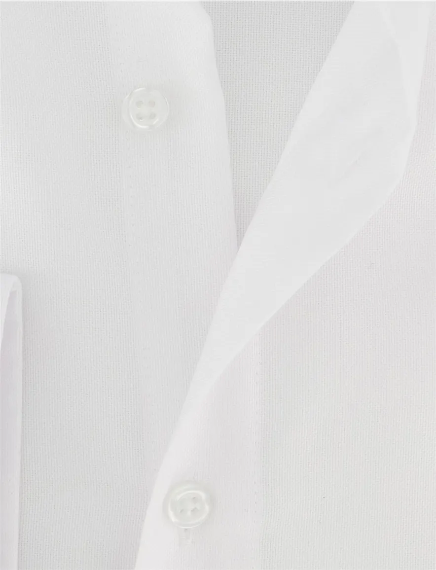 Venti Comfort Fit overhemd wit lichte knoop
