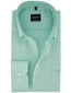 Casual effen turquoise lange mouwen Venti overhemd
