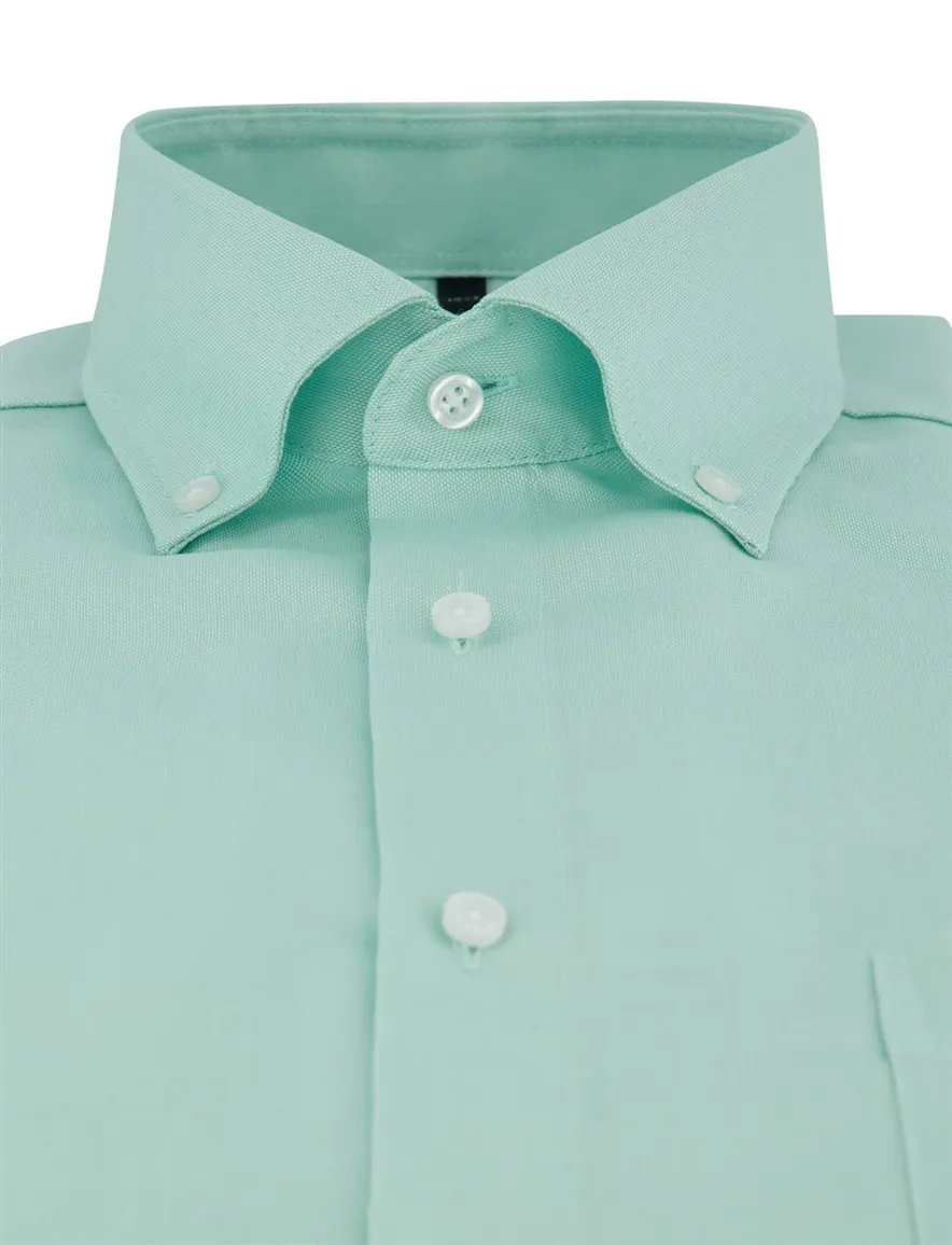 Venti Comfort Fit overhemd turquoise