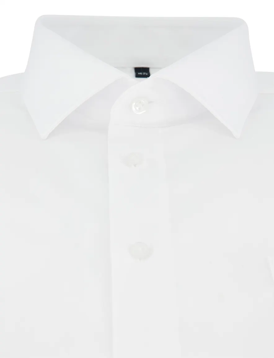 Venti Comfort Fit Overhemd mouwlengte 7 wit