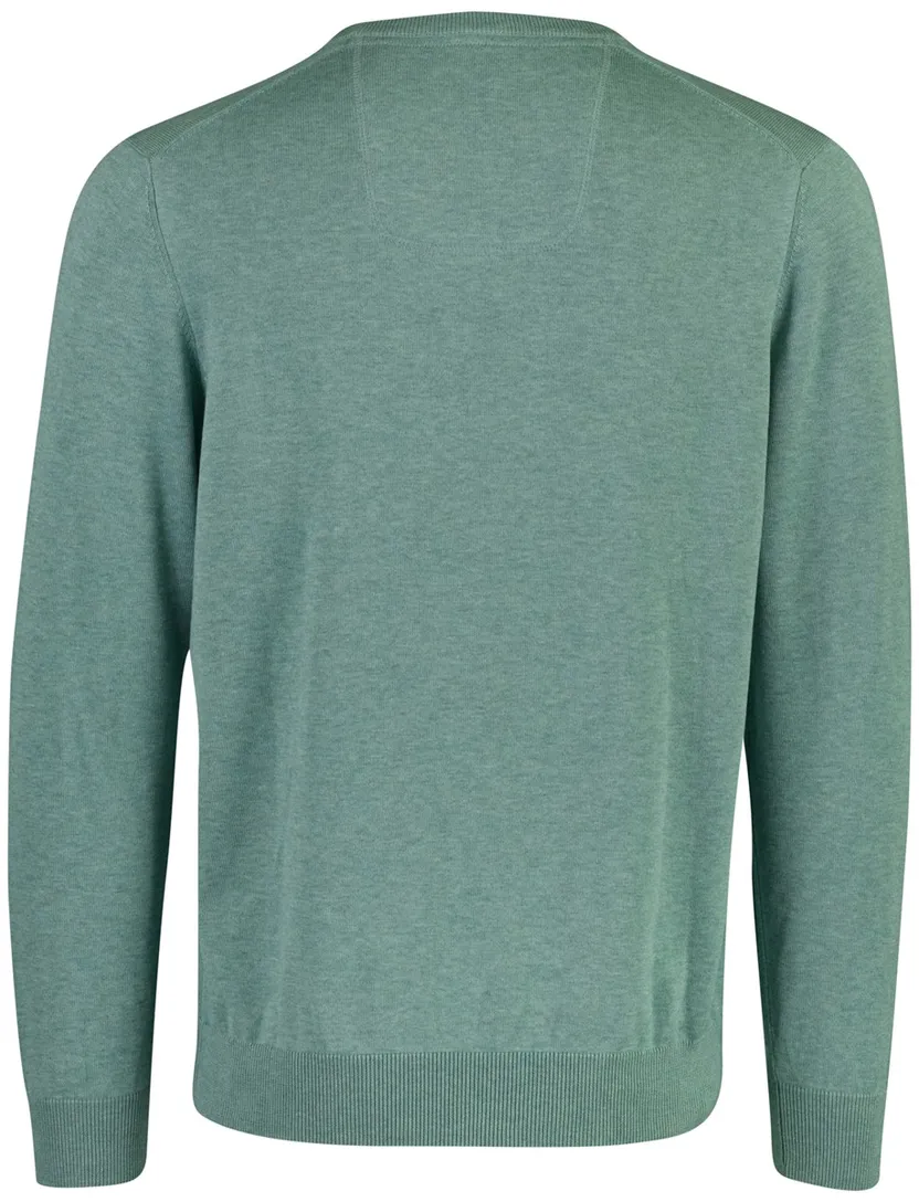 Gebreide trui Casa Moda groen v-hals