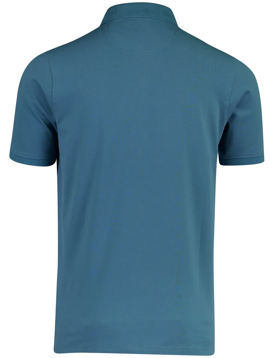 Poloshirt New Zealand blauw katoen