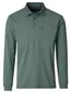 Casa Moda Basic Circular Knit poloshirt groen stretch