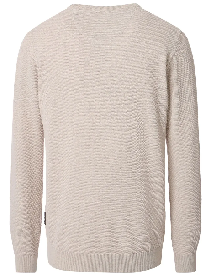 Casa Moda trui creme textuur 100% katoen