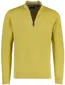 Trui Casa Moda half zip gebreid geel