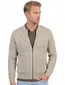 Vest Casa Moda beige gebreid bomberkraag