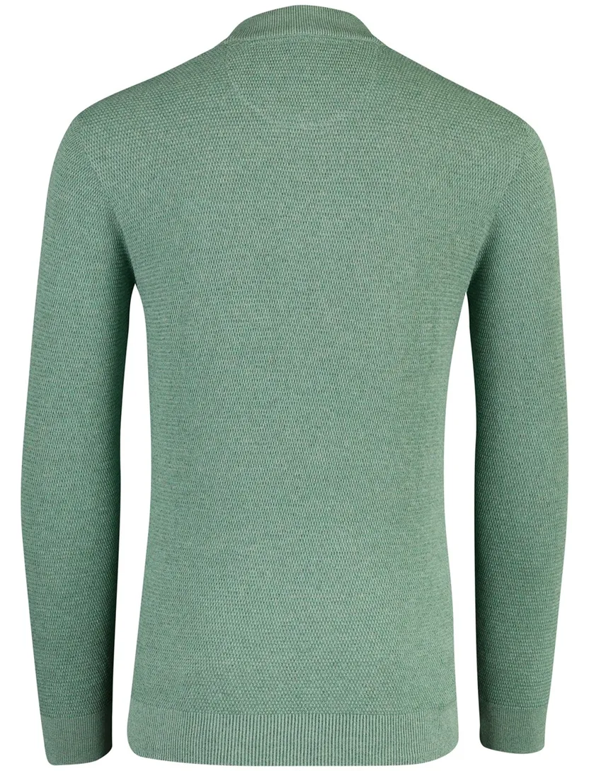 Groen gebreid Casa Moda vest