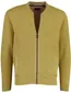 Geel gebreid katoenen Casa Moda vest