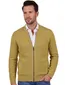 Vest Casa Moda gebreid vest geel katoen