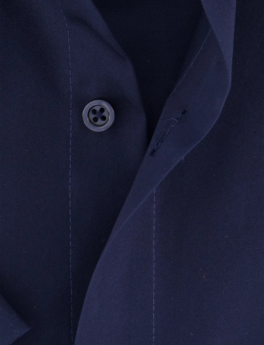Venti overhemd donkerblauw korte mouw