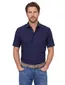 Overhemd Venti casual fit navy korte mouw wide collar