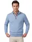 Maerz half zip trui blauw
