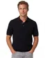 Profuomo poloshirt donkerblauw effen 3 knoops