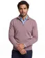 Profuomo half zip trui oud roze
