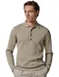 Profuomo polo lange mouw beige