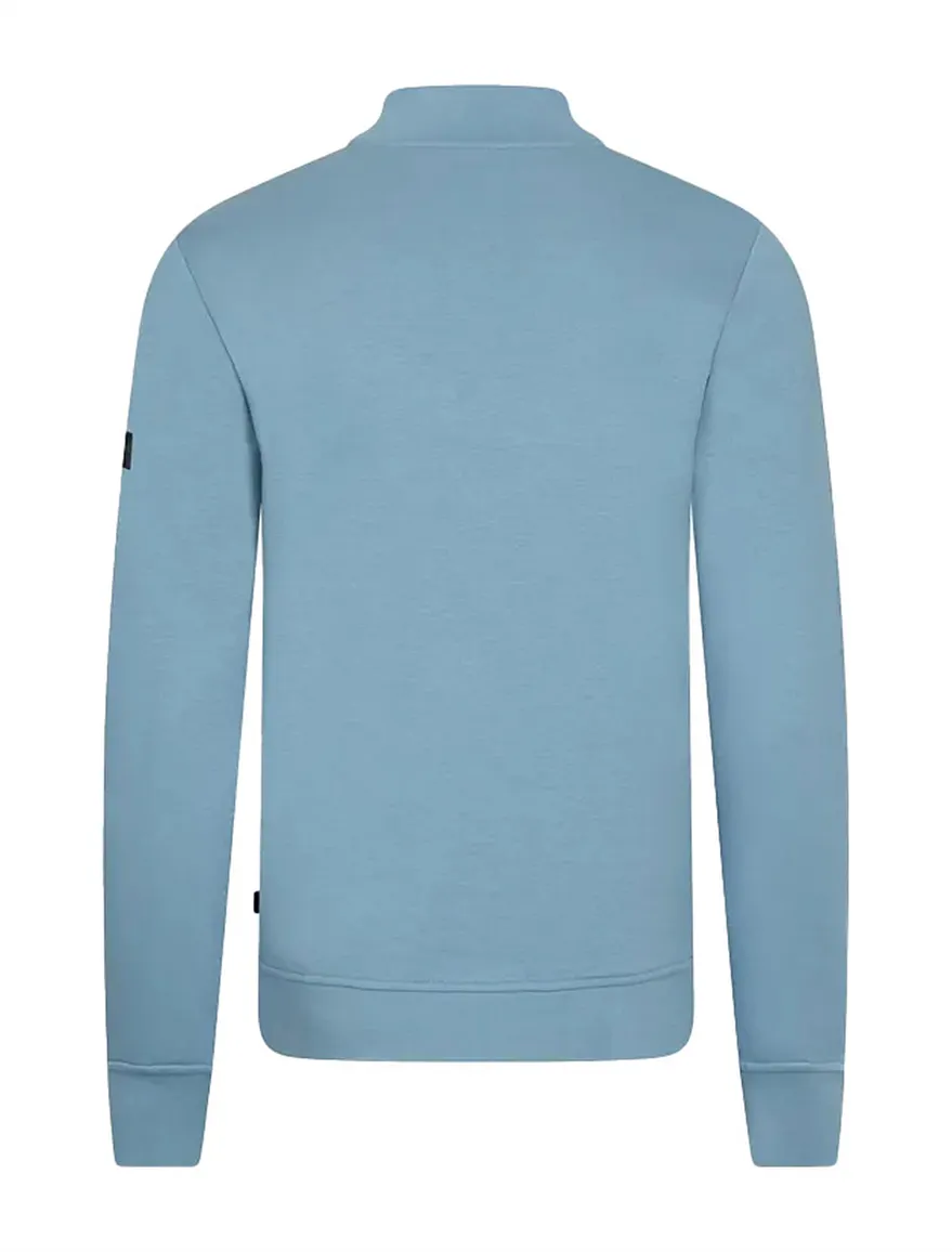 Cavallaro Diagono Half Zip trui blauw