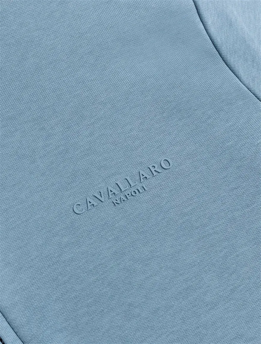 Cavallaro Diagono Half Zip trui blauw