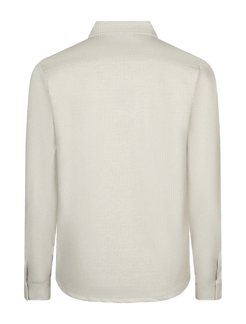 Overshirt Cavallaro Ponzo creme geprint normale fit