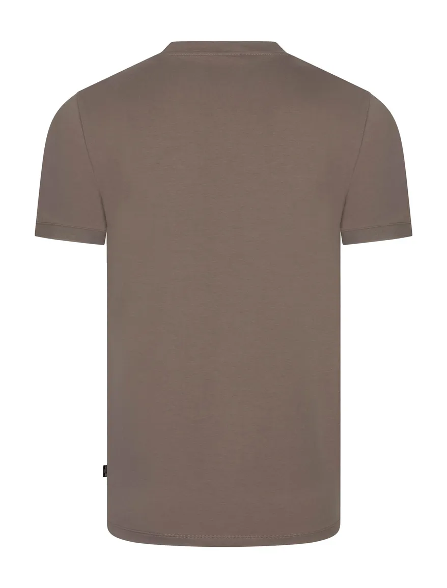 Cavallaro Darione t-shirt bruin katoen