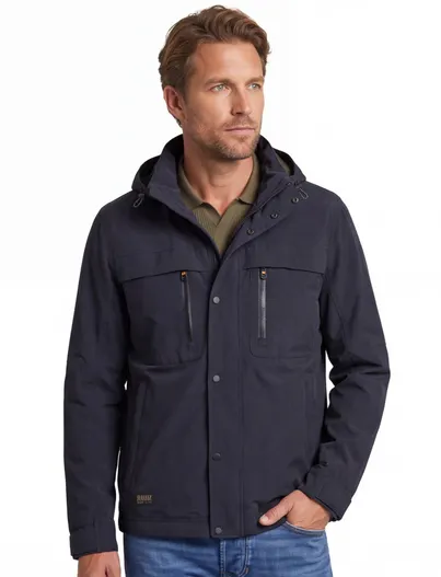 Camel Active Camel active parka jas donkerblauw