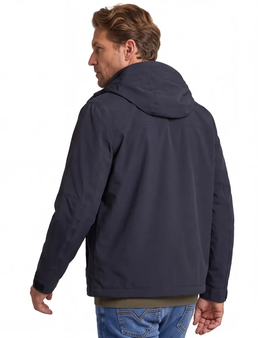 Camel active parka jas donkerblauw
