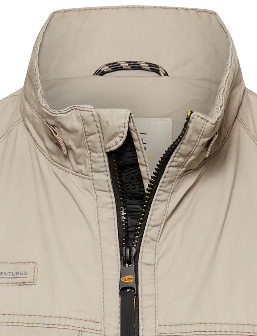 bodywarmer beige met borstzakken Camel active