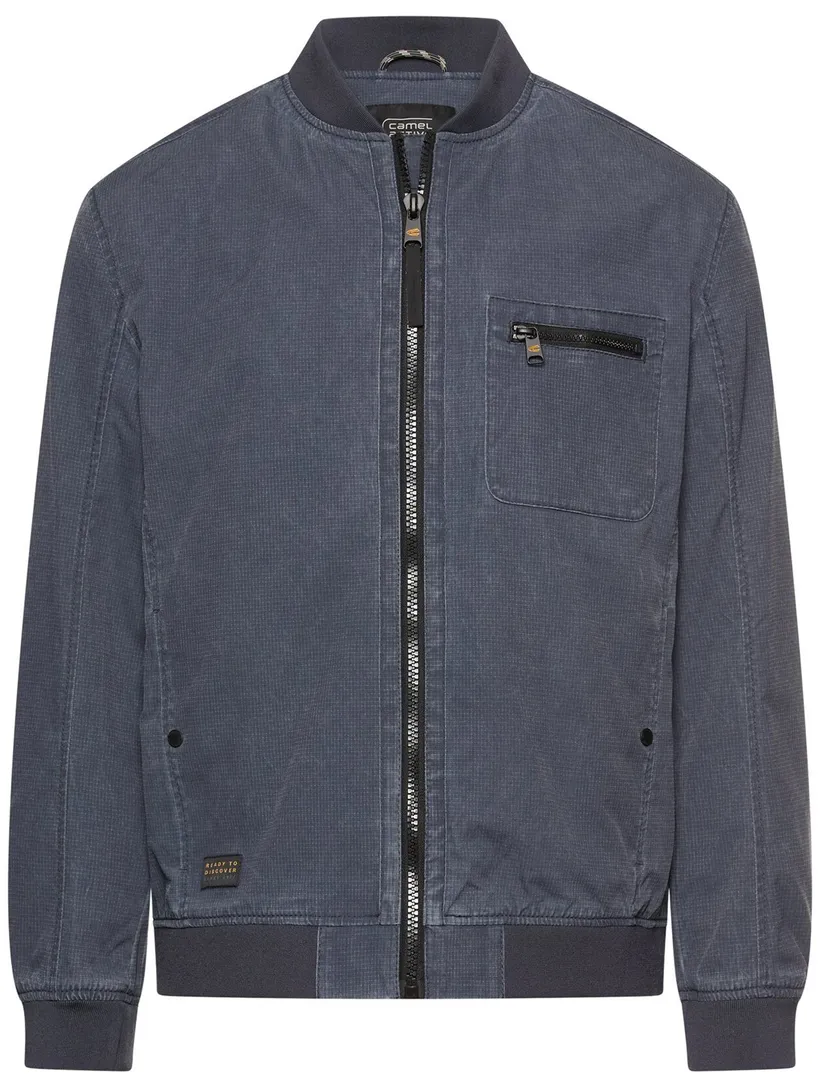 bomberjack blauw met borstzak Camel active