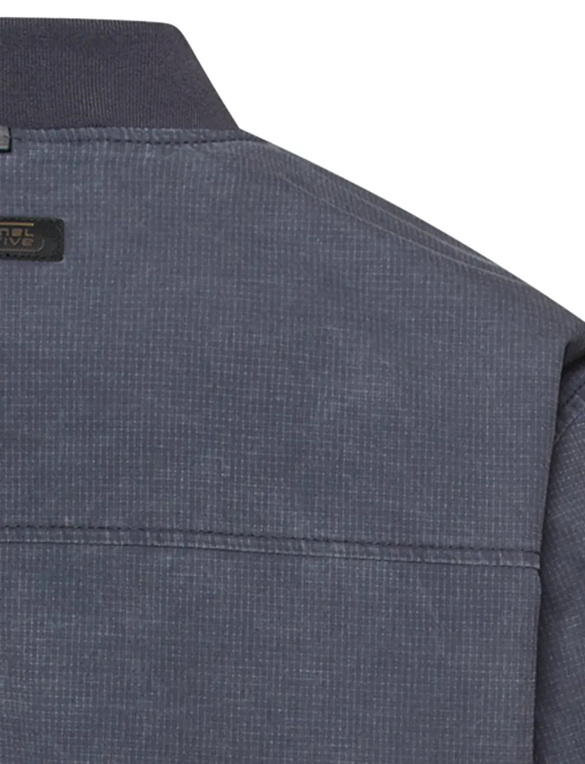 bomberjack blauw met borstzak Camel active