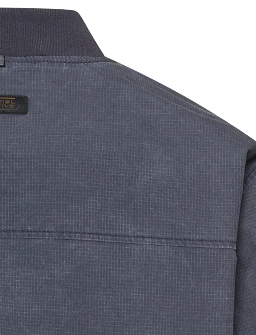 Camel active bomberjack donkerblauw met borstzak