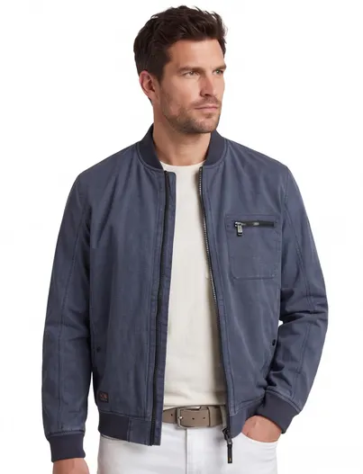 Camel Active Camel active bomberjack donkerblauw met borstzak
