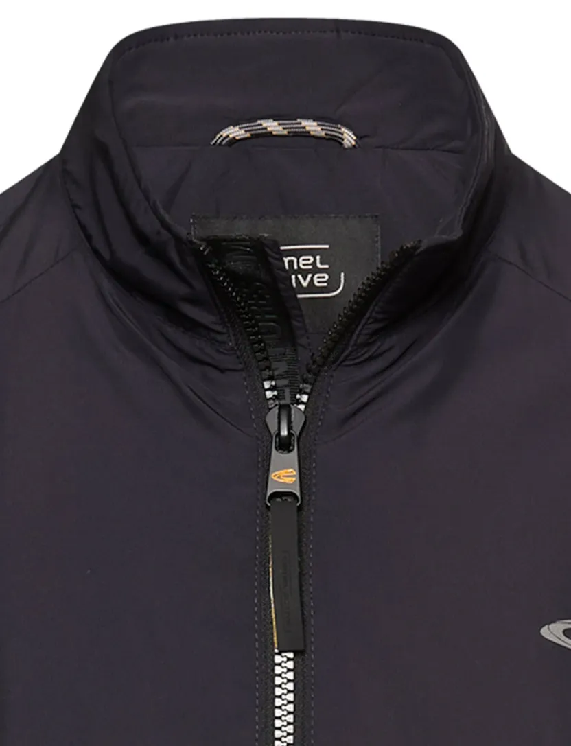 bomberjack navy met borstzak Camel active
