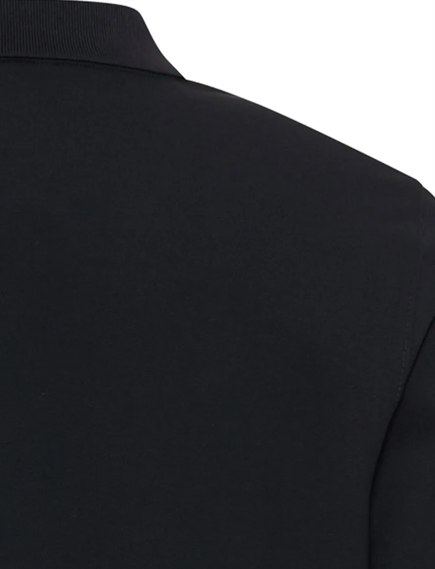 Camel Active polo zwart 2-knoops