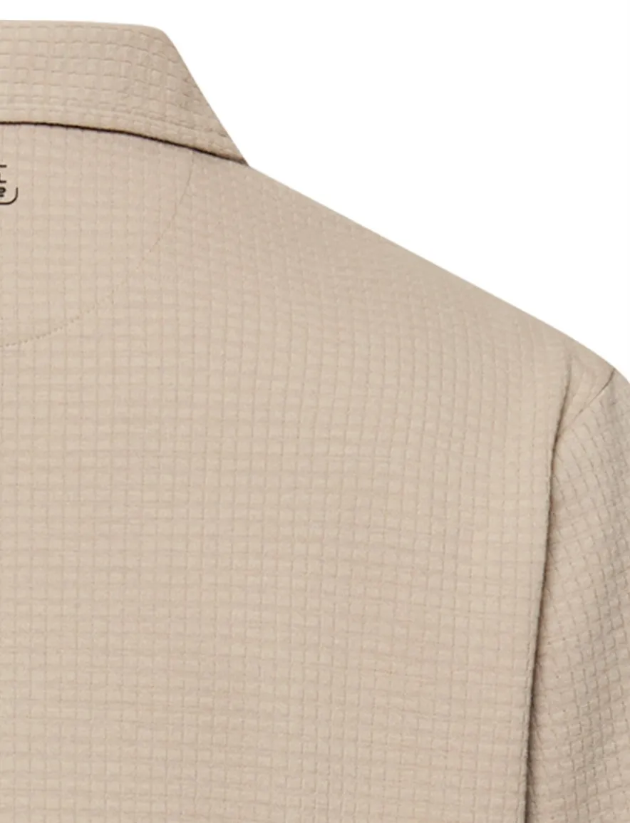 Camel Active overhemd korte mouw beige