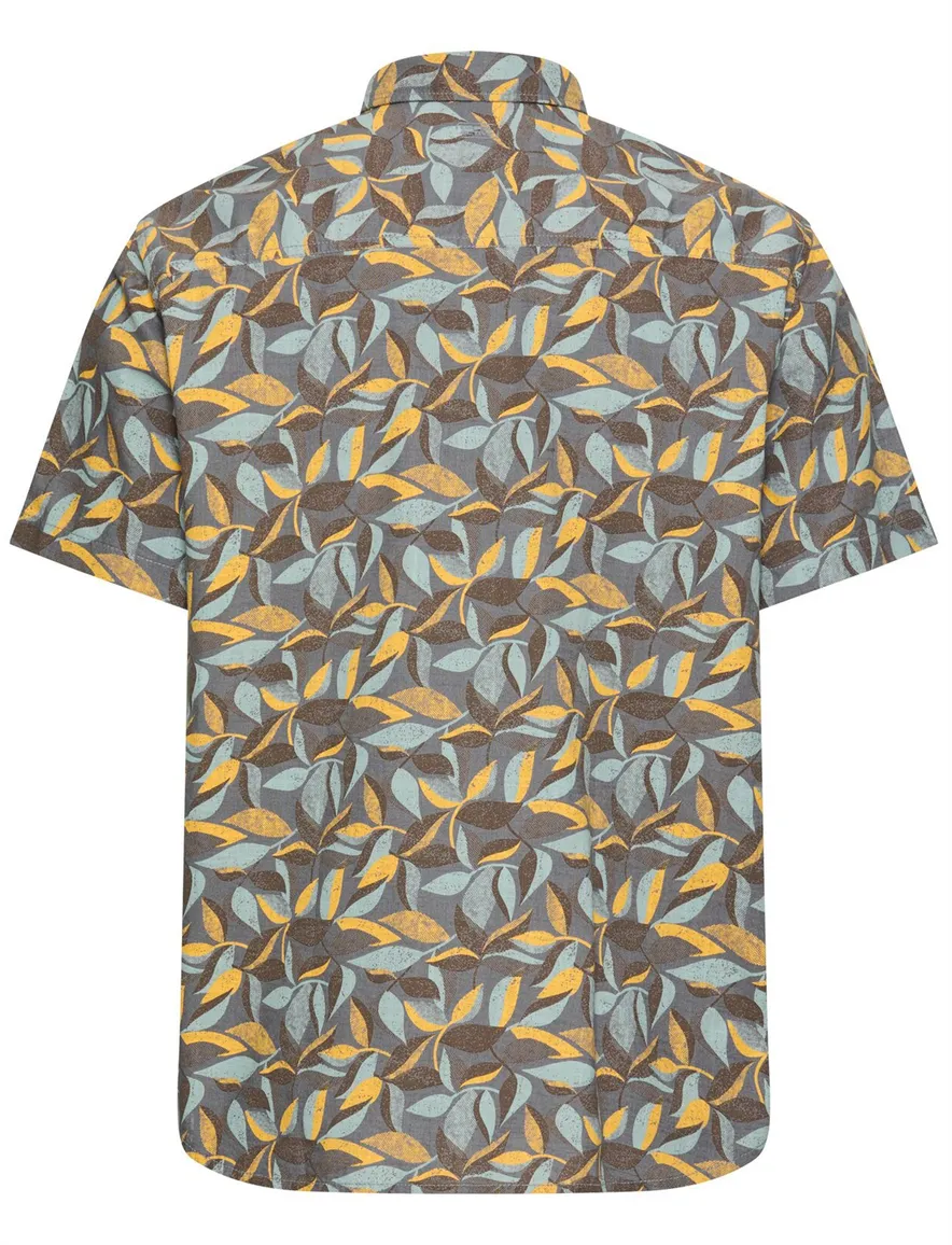 Camel Active overhemd geel geprint
