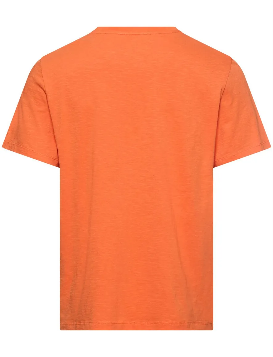 Camel Active t-shirt oranje korte mouw