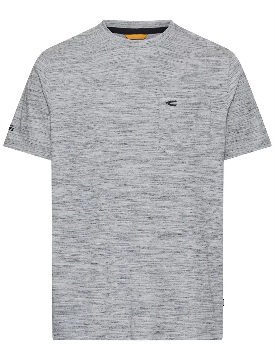 Camel Active t-shirt grijs katoen
